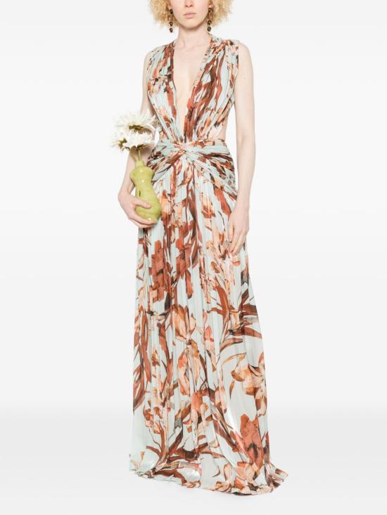 26SS 코스타렐로스 미디 원피스 PS2617 2475 MultiColour - COSTARELLOS