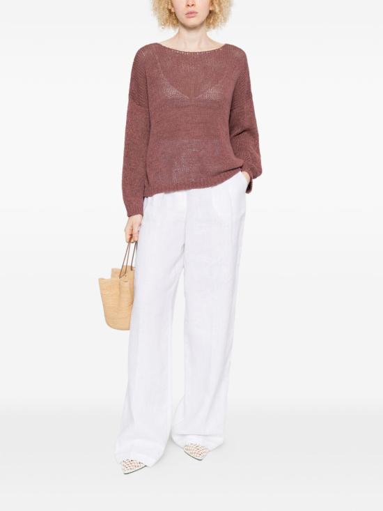 26SS 로베르토 콜리나 스웨터 261FXA41006 76 Bordeaux - ROBERTO COLLINA