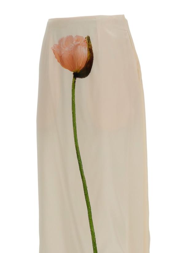 26SS 시몬로샤 미디 스커트 32001323CREAM Neutrals - SIMONE ROCHA