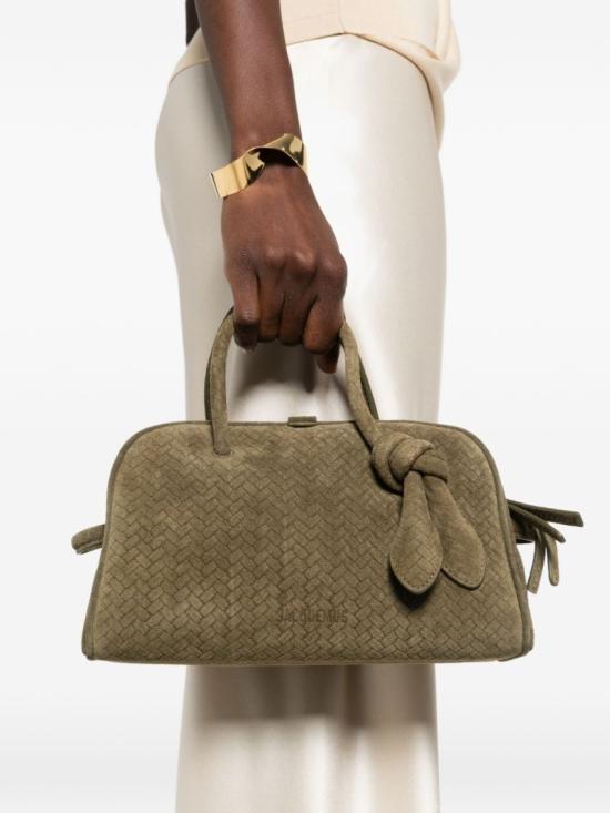 26SS 자크뮈스 TURISMO 투리스모 소프트 스몰 볼링 토트벡 BAW00416 AC39A02 560 Grey - JACQUEMUS