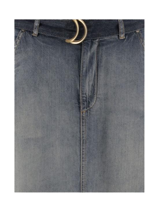 26SS 핑코 데님 스커트 106595A37KPJC Black - PINKO