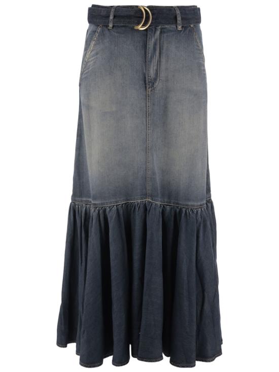 26SS 핑코 데님 스커트 106595A37KPJC Black