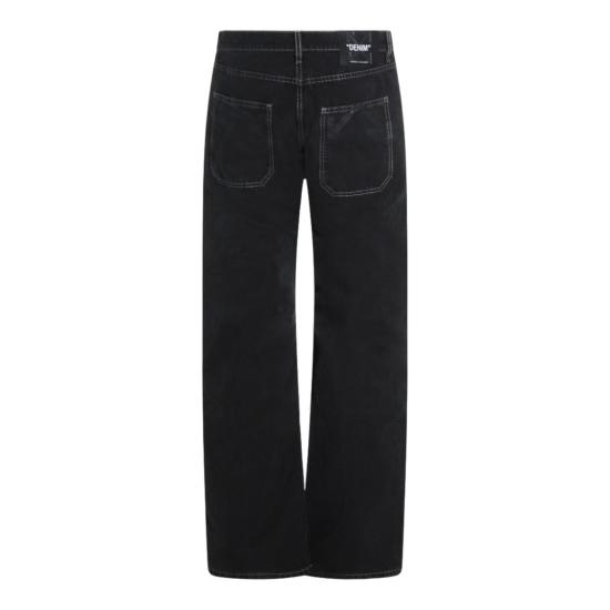 26SS 오프화이트 데님 팬츠 OMCE04JS26FAB0030001 Black - OFF WHITE
