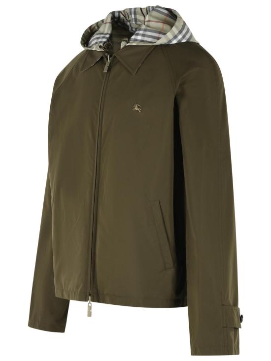 26SS 버버리 리버시블 체크 코튼 자켓 8116067B9720 Green - BURBERRY