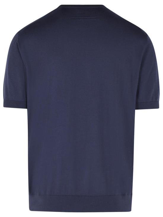 26SS 에르메네질도제냐 폴로 티셔츠 RUHC90A3 C10B07 Blue - ERMENEGILDO ZEGNA