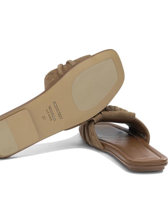 26SS 뽐므도르 샌들 1099GLENNCAMOSCIO TOFFEE Brown - POMME D'OR