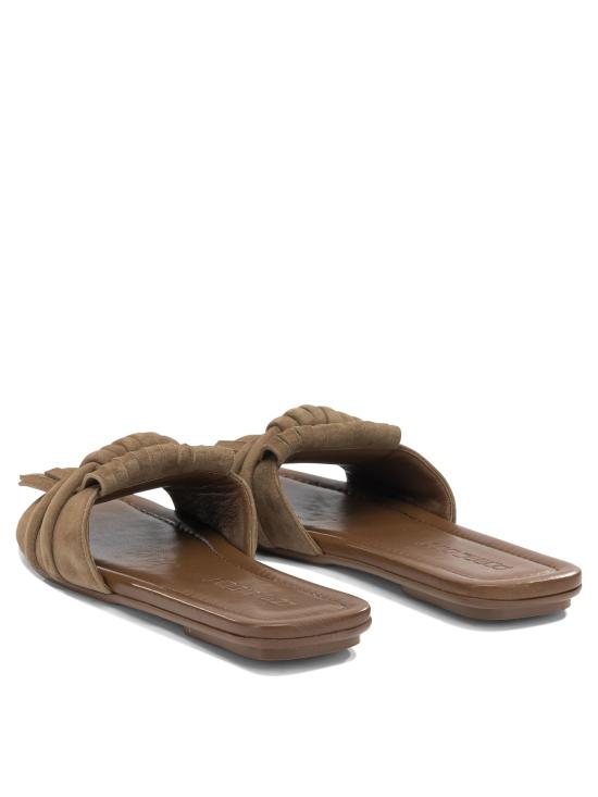 26SS 뽐므도르 샌들 1099GLENNCAMOSCIO TOFFEE Brown - POMME D'OR