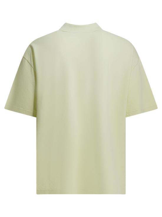 26SS 메종키츠네 폭스 헤드 오버사이즈 폴로 티셔츠 PM00211KP00010479 Green - MAISON KITSUNE