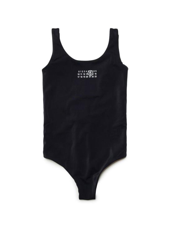 26SS [키즈] MM6 메종마르지엘라 원피스 수영복 M60568MM00P M6900 Black