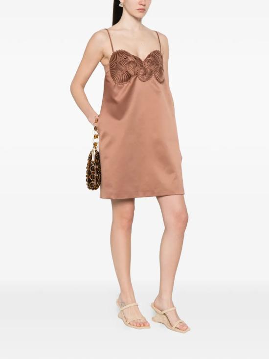 26SS ROSANNA OCAMPO 숏 원피스 RO105MOC Brown - OTHER BRANDS