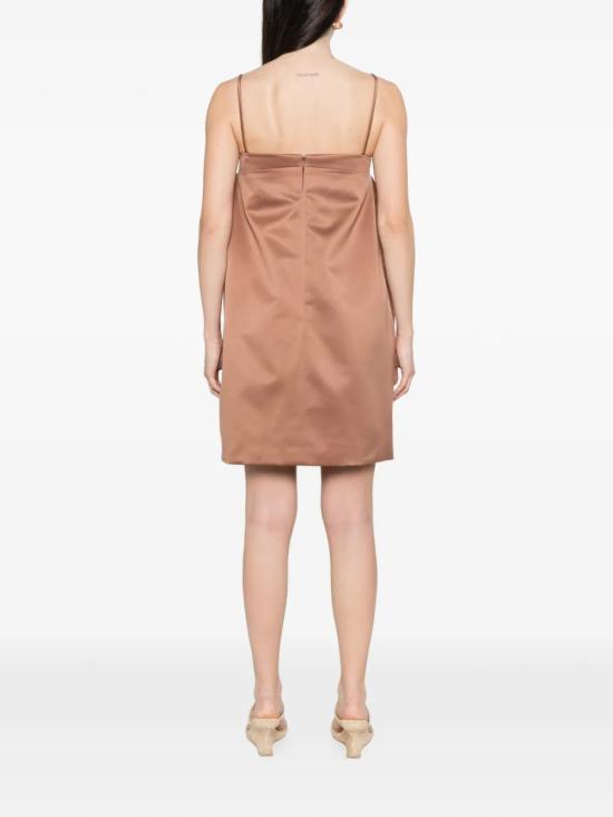 26SS ROSANNA OCAMPO 숏 원피스 RO105MOC Brown - ROSANNA OCAMPO