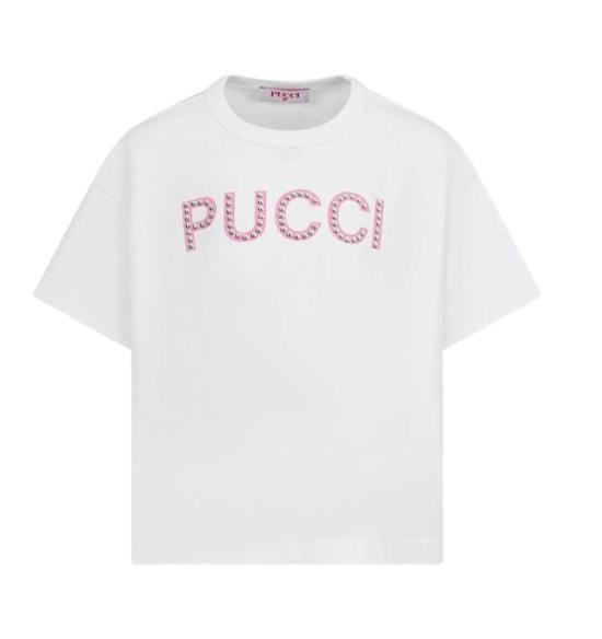 26SS [키즈] 에밀리오푸치 티셔츠 PY8B31 Z3672 100FU White