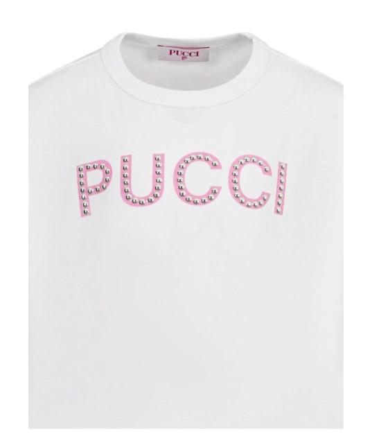 26SS [키즈] 에밀리오푸치 티셔츠 PY8B31 Z3672 100FU White - EMILIO PUCCI