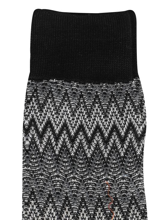 26SS 미소니 양말 CA00CMUA609 0004 Black - MISSONI