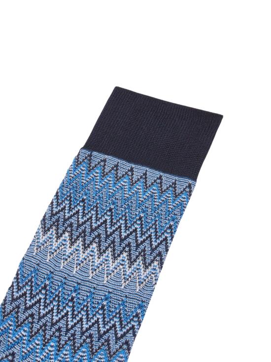 26SS 미소니 양말 CA00CMUA609 0001 Blue - MISSONI