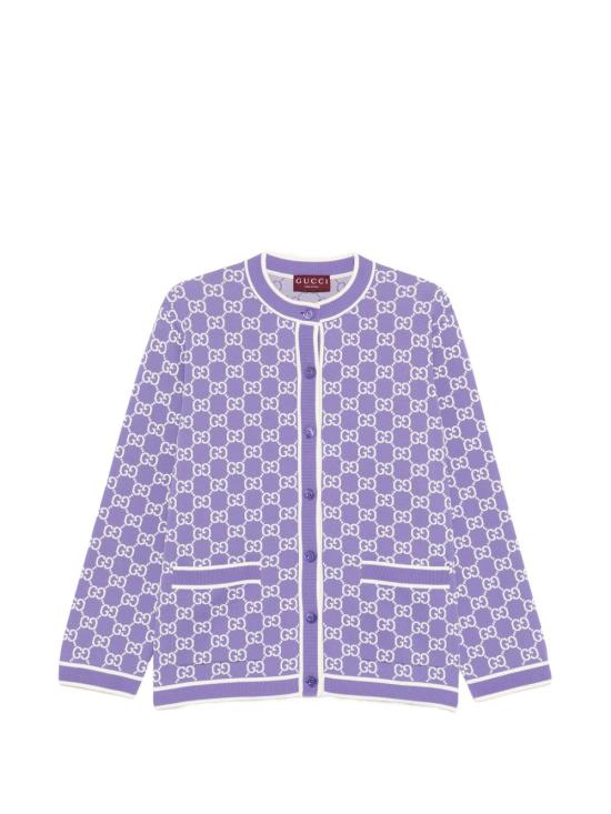 26SS 구찌 가디건 856262 XKE0M5019 Wisteria