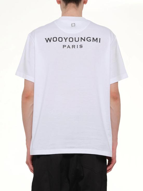 26SS 우영미 반팔 티셔츠 W261TS07 701W White - WOOYOUNGMI