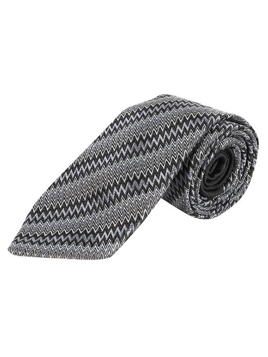 26SS 미소니 넥타이 CR8ASEUA524 0002 Black - MISSONI