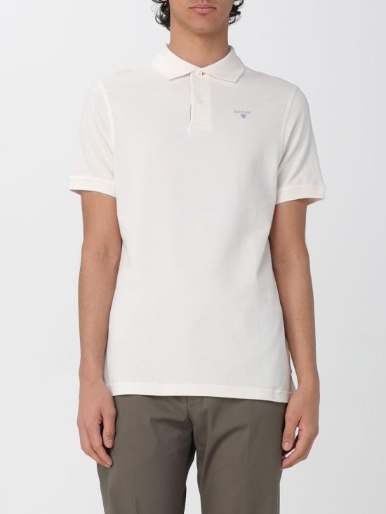 26SS 바버 폴로 티셔츠 MML0012 WH71 White 1