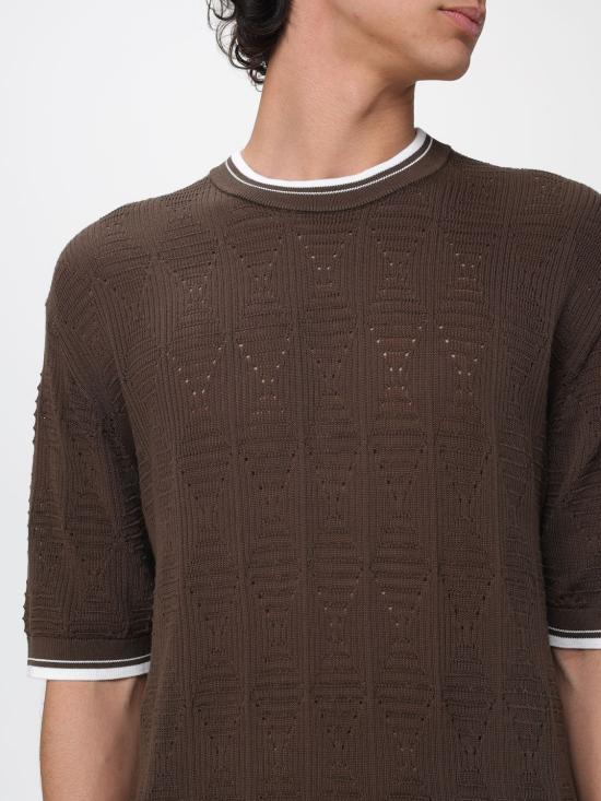 26SS 라니우스 반팔 티셔츠 S6LAMAKE011 920 Brown - LANEUS