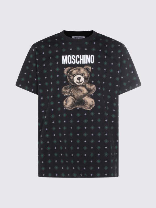 26SS 모스키노 반팔 티셔츠 261ZZ07170241 2555 Black - MOSCHINO