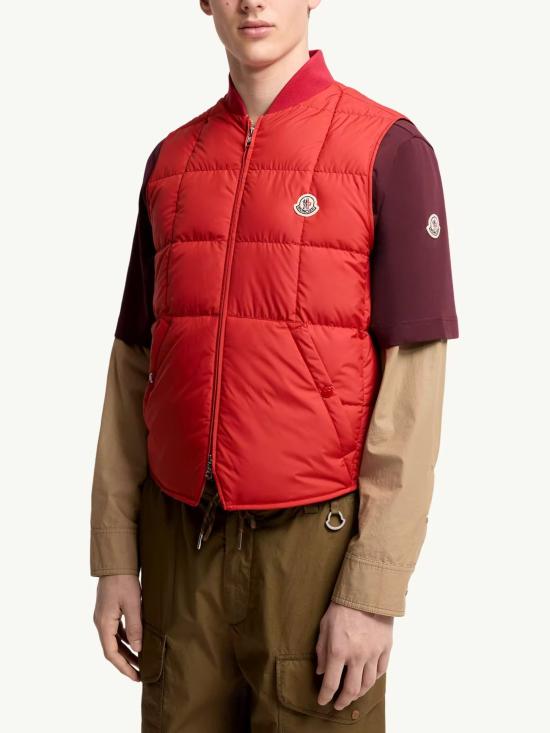26SS 몽클레어 니트 베스트 L10911A00149 597YW45H Red - MONCLER