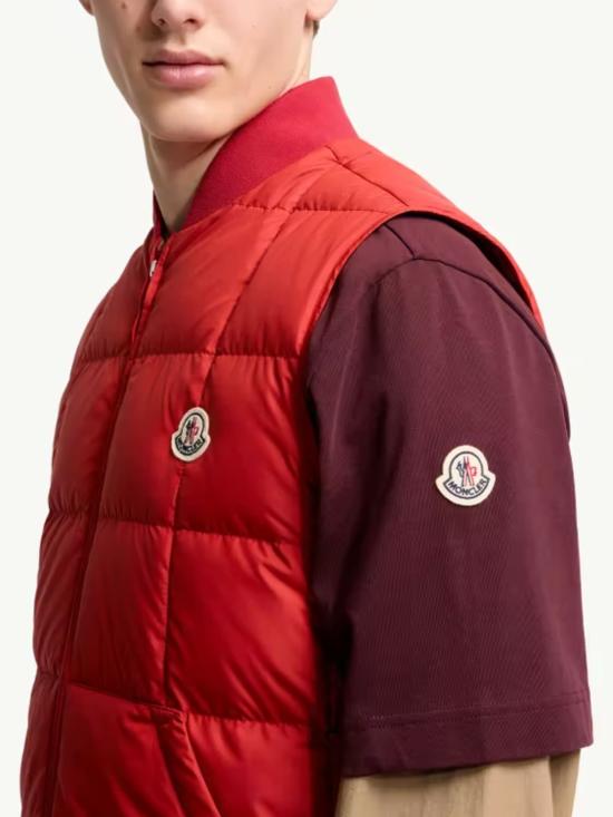 26SS 몽클레어 니트 베스트 L10911A00149 597YW45H Red - MONCLER