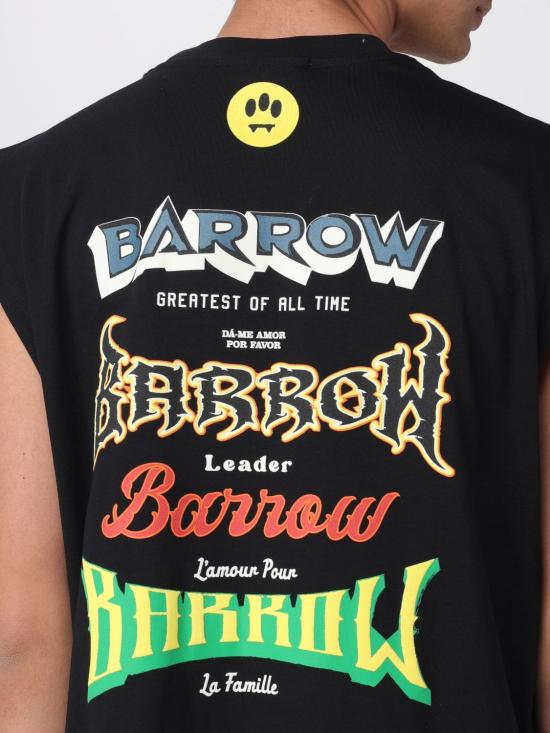 26SS 바로우 긴팔 티셔츠 S6BWUATH023 110 Black - BARROW