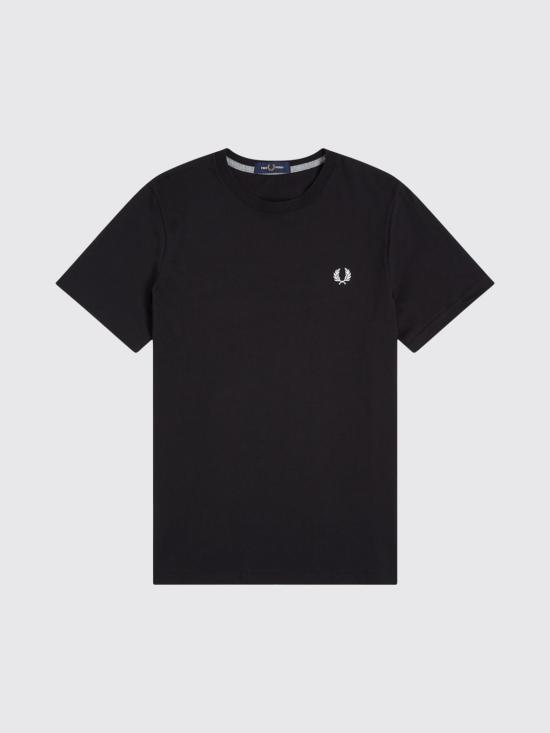 26SS 프레드페리 반팔 티셔츠 M1600V 102 Black - FRED PERRY