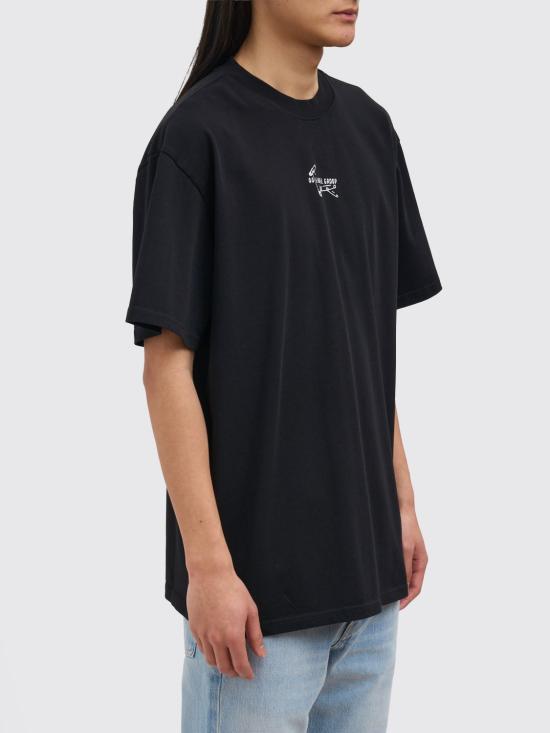 26SS 44레이블 반팔 티셔츠 B0030556FA706 P783 Black 4 - 44 LABEL