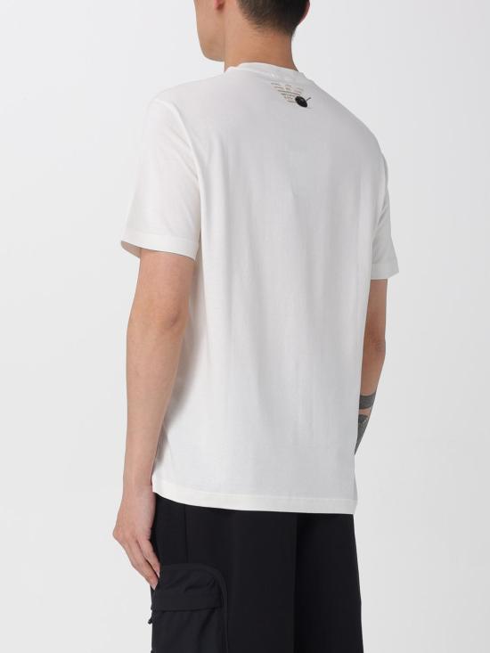 26SS 엠포리오 아르마니 반팔 티셔츠 EM003605AF14795 U0005 White - EMPORIO ARMANI