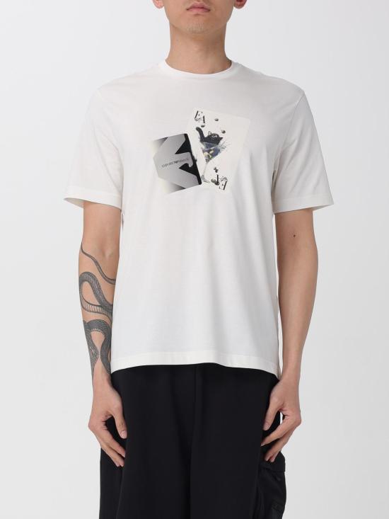26SS 엠포리오 아르마니 반팔 티셔츠 EM003605AF14795 U0005 White