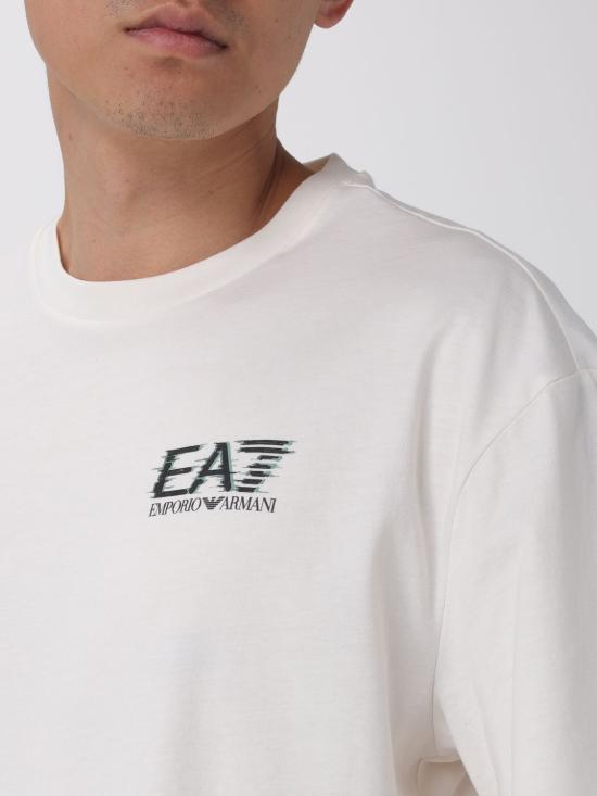 26SS 엠포리오 아르마니 반팔 티셔츠 7M001327AF17789 U0004 Natural - EMPORIO ARMANI