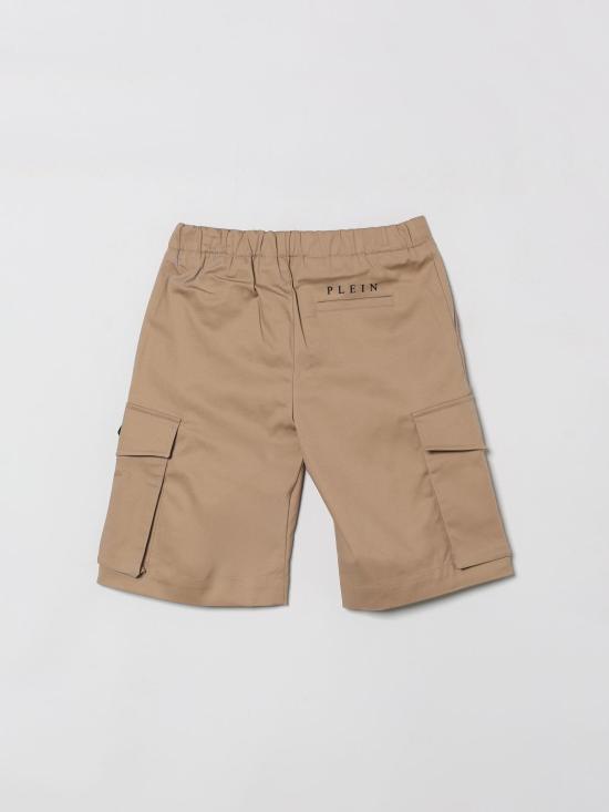 26SS [키즈] 필립 플레인 쇼츠/버뮤다 S6PHJBBE058 015 Beige - PHILIPP PLEIN
