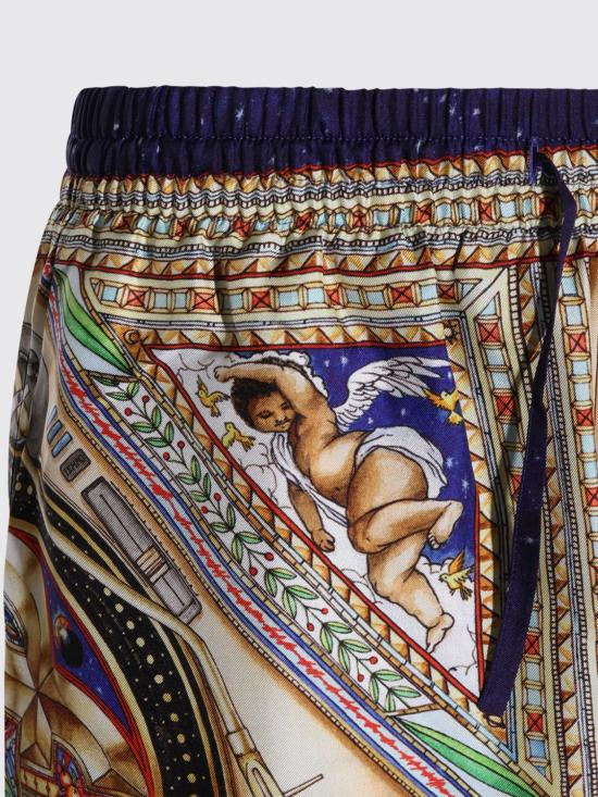 26SS 카사블랑카 숏팬츠 MSS26TR399 08 Red - CASABLANCA