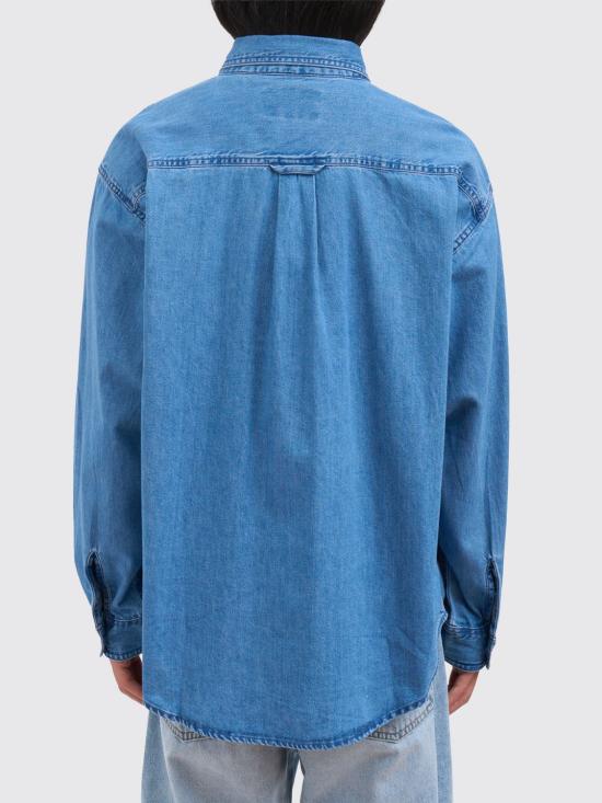 26SS 칼하트 WIP 데님 셔츠 I034525 0106 Gnawed Blue - CARHARTT WIP
