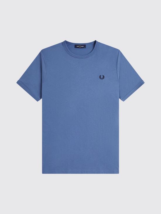 26SS 프레드페리 반팔 티셔츠 M3519 27A Blue - FRED PERRY