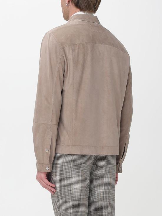 26SS 브루넬로 쿠치넬리 스웨이드 4포켓 블루종 MPCFN2042 C4248 Brown - BRUNELLO CUCINELLI