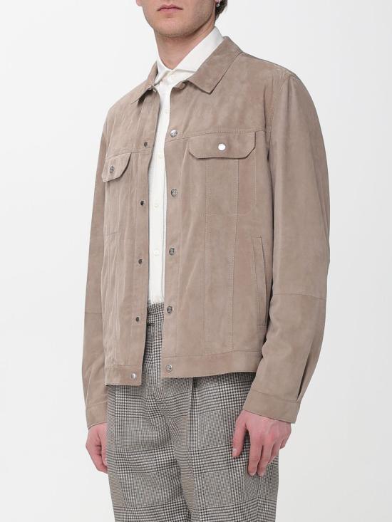 26SS 브루넬로 쿠치넬리 스웨이드 4포켓 블루종 MPCFN2042 C4248 Brown - BRUNELLO CUCINELLI