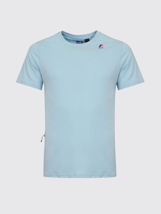 26SS 까웨 반팔 티셔츠 K7142KW D40 Blue 1 - K-WAY