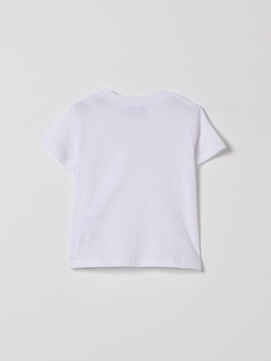 26SS [키즈] 모스키노 티셔츠 MUM04OLAA24 10101 White - MOSCHINO