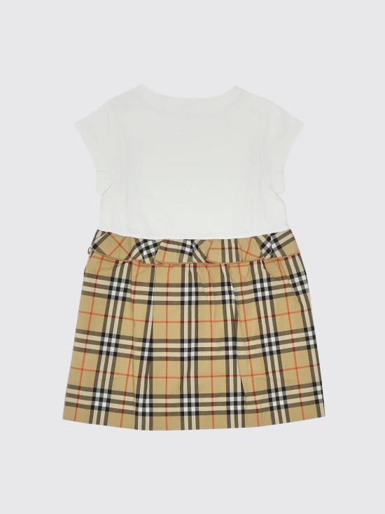 26SS [키즈] 버버리 원피스 8117420 A1464 White - BURBERRY