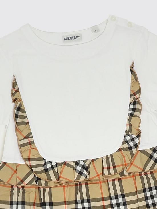 26SS [키즈] 버버리 원피스 8117420 A1464 White - BURBERRY