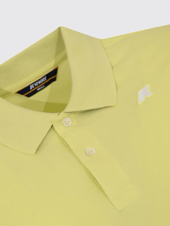 26SS 까웨 폴로 티셔츠 K1125BW W0Z Yellow - K-WAY