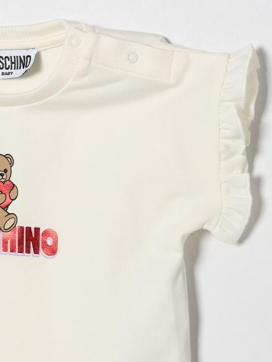 26SS [키즈] 모스키노 티셔츠 MDM03OLBA00 10063 Sky - MOSCHINO