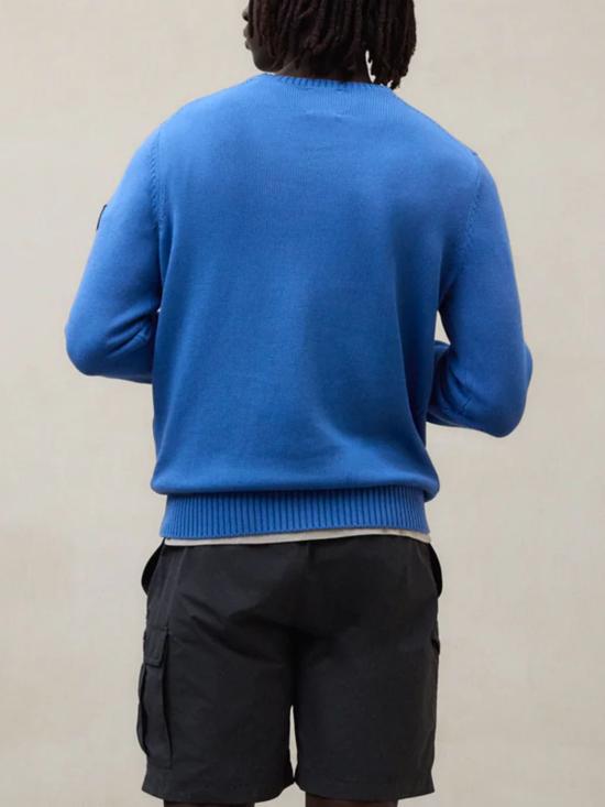 26SS 에콜프 스웨터 MCMGAKNTAIL00676S26 159 Blue - ECOALF