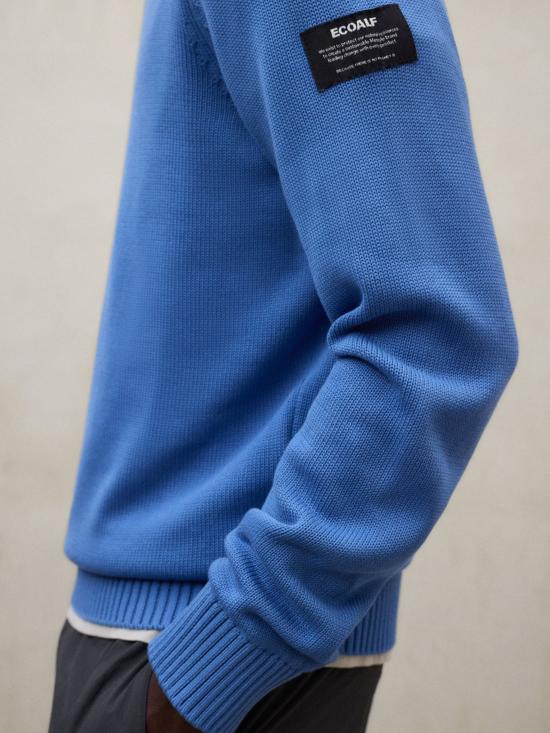 26SS 에콜프 스웨터 MCMGAKNTAIL00676S26 159 Blue - ECOALF