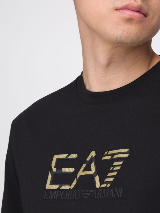26SS 엠포리오 아르마니 반팔 티셔츠 7M001562AF17789 UC001 Black - EMPORIO ARMANI