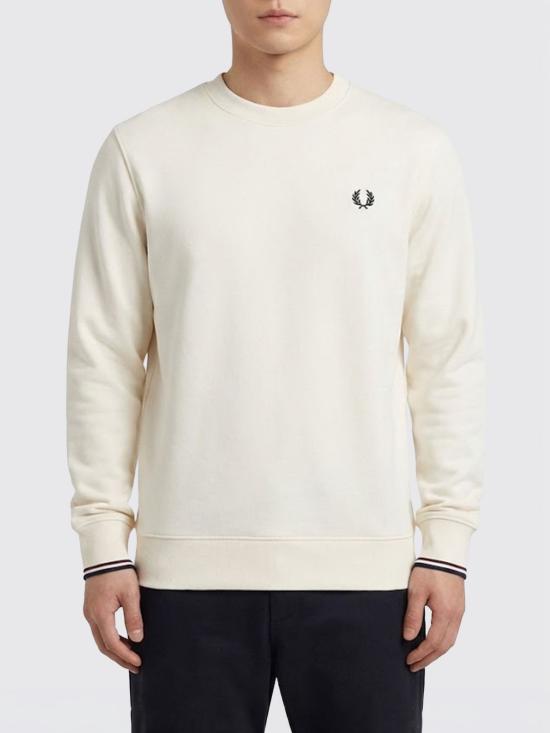 26SS 프레드페리 긴팔 티셔츠 M7535 84A Ecru