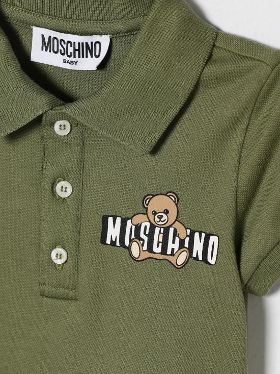 26SS [키즈] 모스키노 풀오버 MUM04JLFA09 30037 Green - MOSCHINO